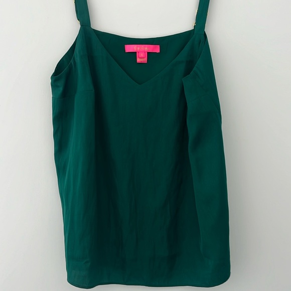 Green Lilly Pulitzer tank - Picture 1 of 3